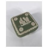 Wedgwood square candy box, 4" x 4" x 1 3/4", 0060