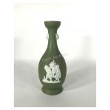 Wedgwood sage dip Tall Boy vase, stands 11 3/4"
