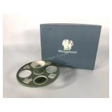 Wedgwood cup holder with box, 6 1/2" x 3 1/4",