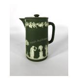Wedgwood olive dip hot chocolate pitcher with
