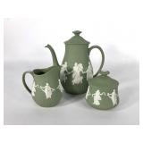 Wedgwood Dancing Hour three piece coffee service,