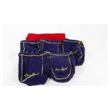 Five Crown Royal bags in Rebel Yell red pouch