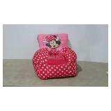 Toddler Minnie Mouse bean bag chair.