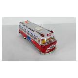 Airport Limousine bus friction toy, works