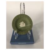 Wedgwood green sweet tray, with box, 4 1/2", WME