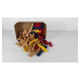 Jenga game pieces
