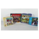 Four unopened puzzles, includes 250-1000 piece