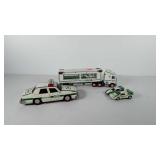 Hess Gasoline vehicles, includes Hauler with race