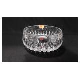 Lead crystal bowl, 7.5"