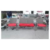 3pc Outdoor Furniture Set. Loveseat and 2 chairs,