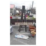 Country Craft decorative Group. Easel, 3 signs,