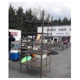 Industrial metal Storage Shelf, 36wx30dx88" tall,