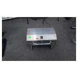 Stainless Master Forge 18" propane grill, has