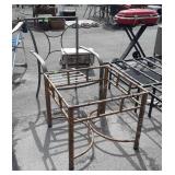 Two pc lot, Outdoor Table frame and aluminum
