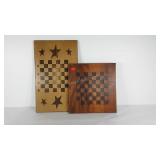 Wooden game board wall hangings, star 14x23 and