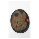 Cast iron insurance wall plaque for Facsimile of