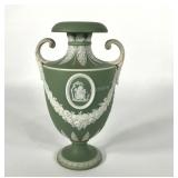 Wedgwood sage dipped base, 8 1/2" x 5 1/4",