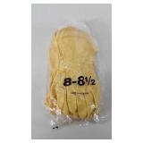One pack of rubber gloves made in Malaysia, size