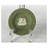 Wedgwood green tray, 4 1/2", WME 80, 0103