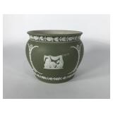 Wedgwood sage dip planter, 7" x 5 1/2", WE 5,
