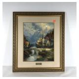 The Mountain Chapel print by Thomas Kinkade,