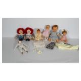 Doll lot: Raggedy Anne & Andy dolls (need spot