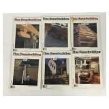 Six Fine Homebuilding magazines, variety of 1990s