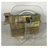 Arcoroc Soho 11" glass plates, in boxes of six,