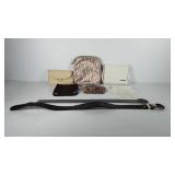 Accessory group, includes cosmetic/toiletry bags,