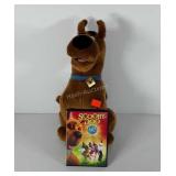 Scooby-Doo stuffed animal (17.5") and DVDs