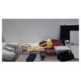 Misc. Lot that includes brief case with aluminum