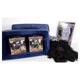 Hallowern decor in nice big storage tote with