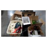 Skid lot: vases, coffee cans, picture, fan,etc.