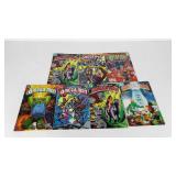 Comic books, seven 1980s DC Comics Omega Men