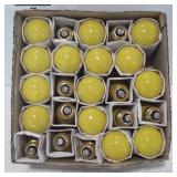 24-Yellow Light Bulbs
