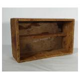Crate with divider. No graphics, but sturdy. Base