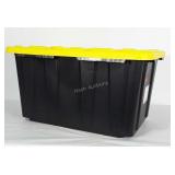 27 gallon Tough Tote with lid.