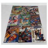Comic books, nine DC Comics Superman 1990s titles