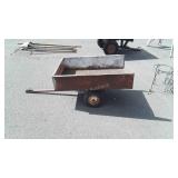 Older Lawn Tractor Cart, 26x36" wagon