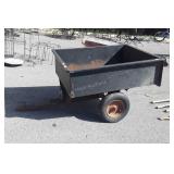 Lawn Tractor lawn Dump Cart, used but still