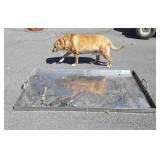 Large Stainless Steel handle Tray 36x58x2" deep,