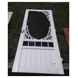 House Screen Door, 30x80" Note portion of the