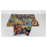 Comic books, ten DC and Marvel titles including