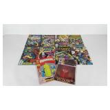 Comic books, ten Marvel titles including Comet