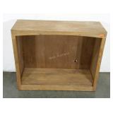 Unfinished book shelf, includes two shelves, but