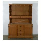 Two piece step back Chopin cabinet. Needs some