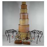 Mixed group, includes seven nesting/decorative