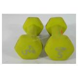 Two 5lb dumbbells