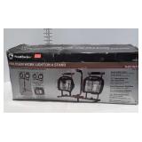 Halogen Work Light on Stand, in unopened mfgs