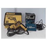 Two-pc Tool Lot, DeWalt Electric Drill, B&D spark